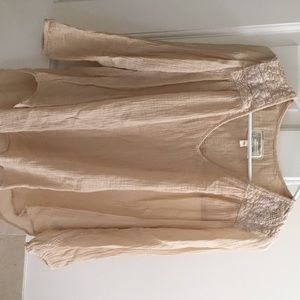 Current Elliott blouse with embroidered detail